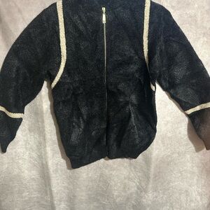 Kids Black and Beige Jacket